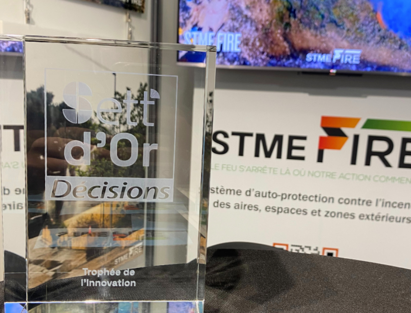 STME FIRE remporte le SETT d'Or lors de la 45ᵉ édition du Salon SETT, récompensant l'innovation de son projet CLEVER.